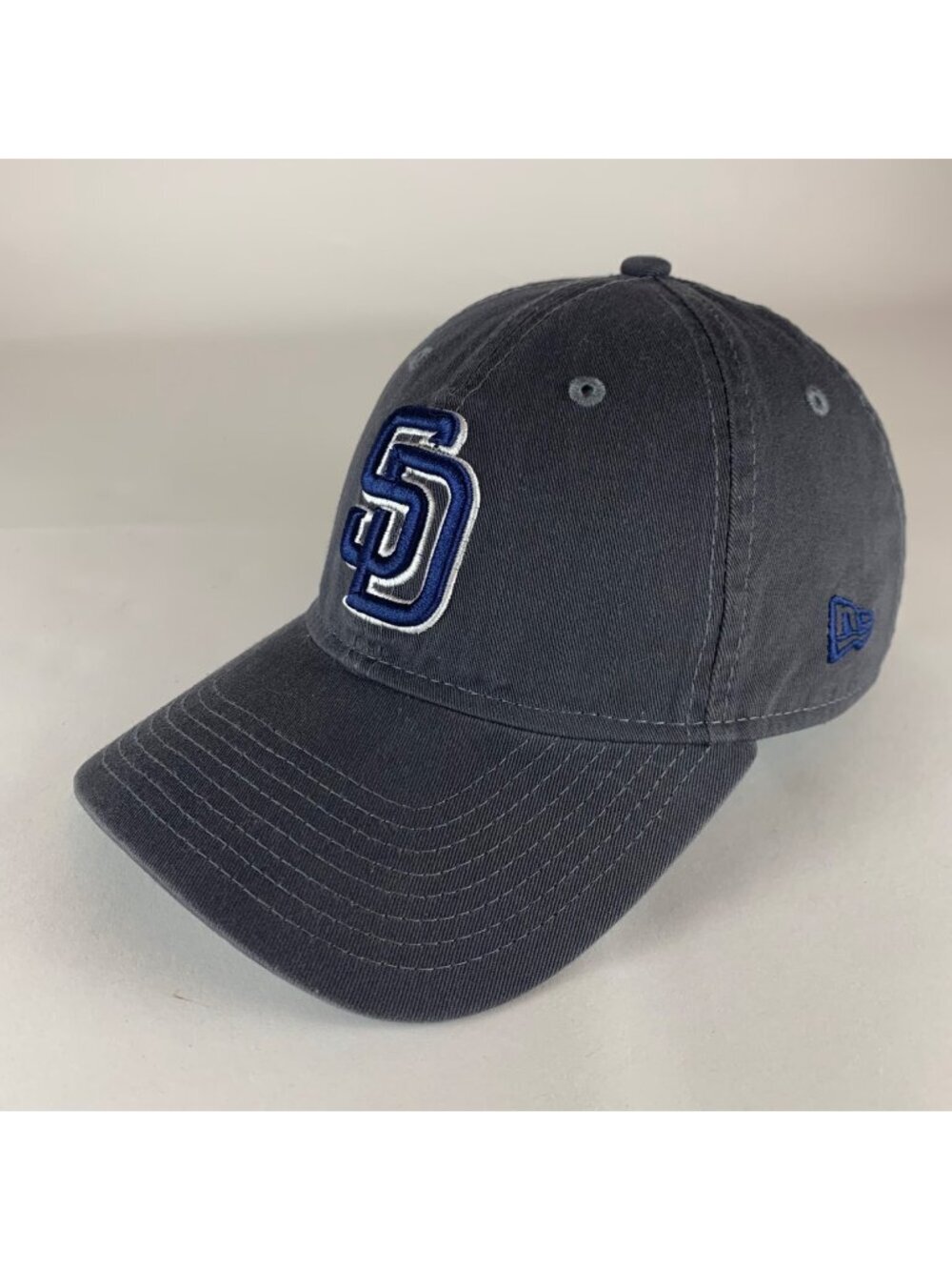 San Diego Padres MLB Navy Blue New Era 9Twenty Relaxed Fit Strapback Hat